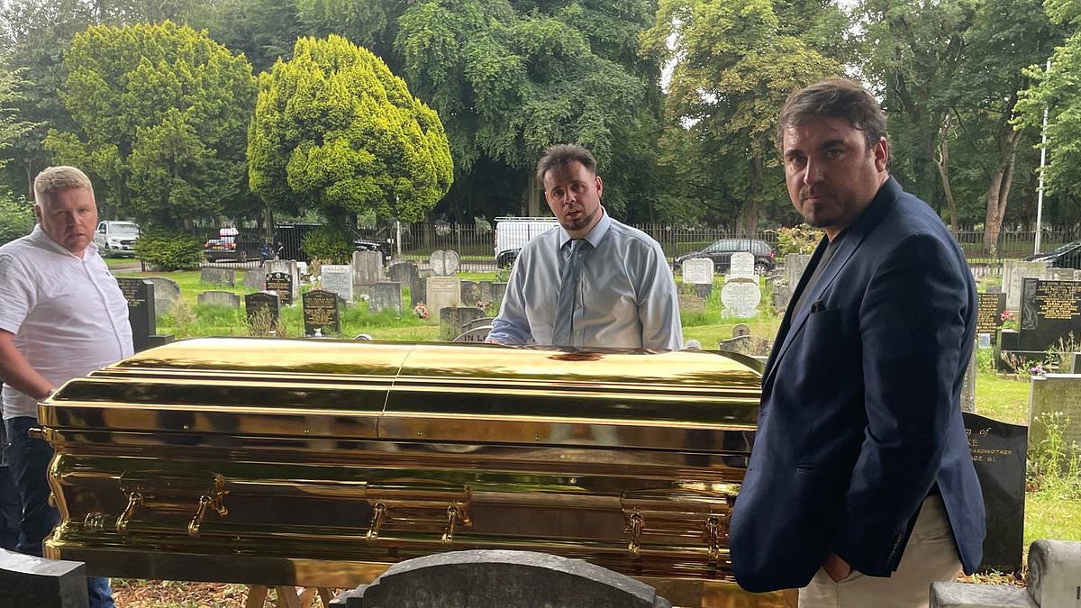 All’interno del funerale da un milione di dollari di un re rom: televisori, oro e ville sotterranee!