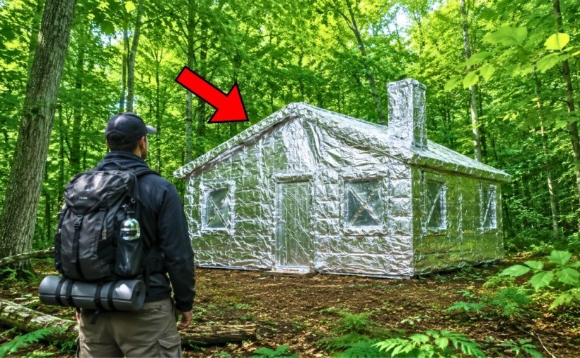 Hikers in the Appalachians discovered a strange cabin, completely covered in aluminum foil ➤ Buzzday.info