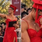 Why Ethan showed up to graduation in a red dress—and the story behind it ➤ Buzzday.info
