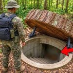 Un soldat descoperă o trapă secretă într-un ciot de copac… și pălește când vede ce se află înăuntru ➤ Buzzday.info