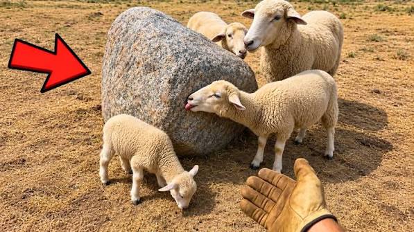 Owce pewnego farmera wciąż lizały głaz… Nie uwierzysz, co kryło się pod spodem… ➤ Buzzday.info