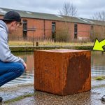 Man Found Rusted Cube in Canal, Officers Freeze When They See What’s Inside! ➤ Buzzday.info