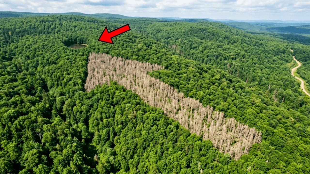 Pilot Spots Giant Arrow In Forest, Then Sees Where It Points To ➤ Buzzday.info