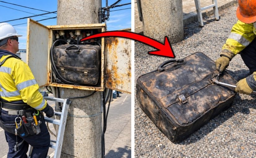 Electrician Finds Suitcase Stuffed Inside a Transformer—Opens It and Calls 911! ➤ Buzzday.info